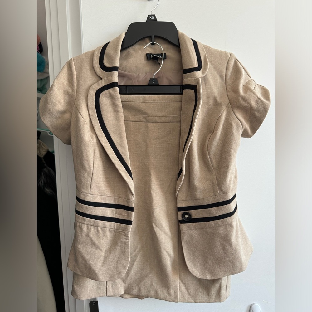 A. Byer Suit Jacket and Skirt Set